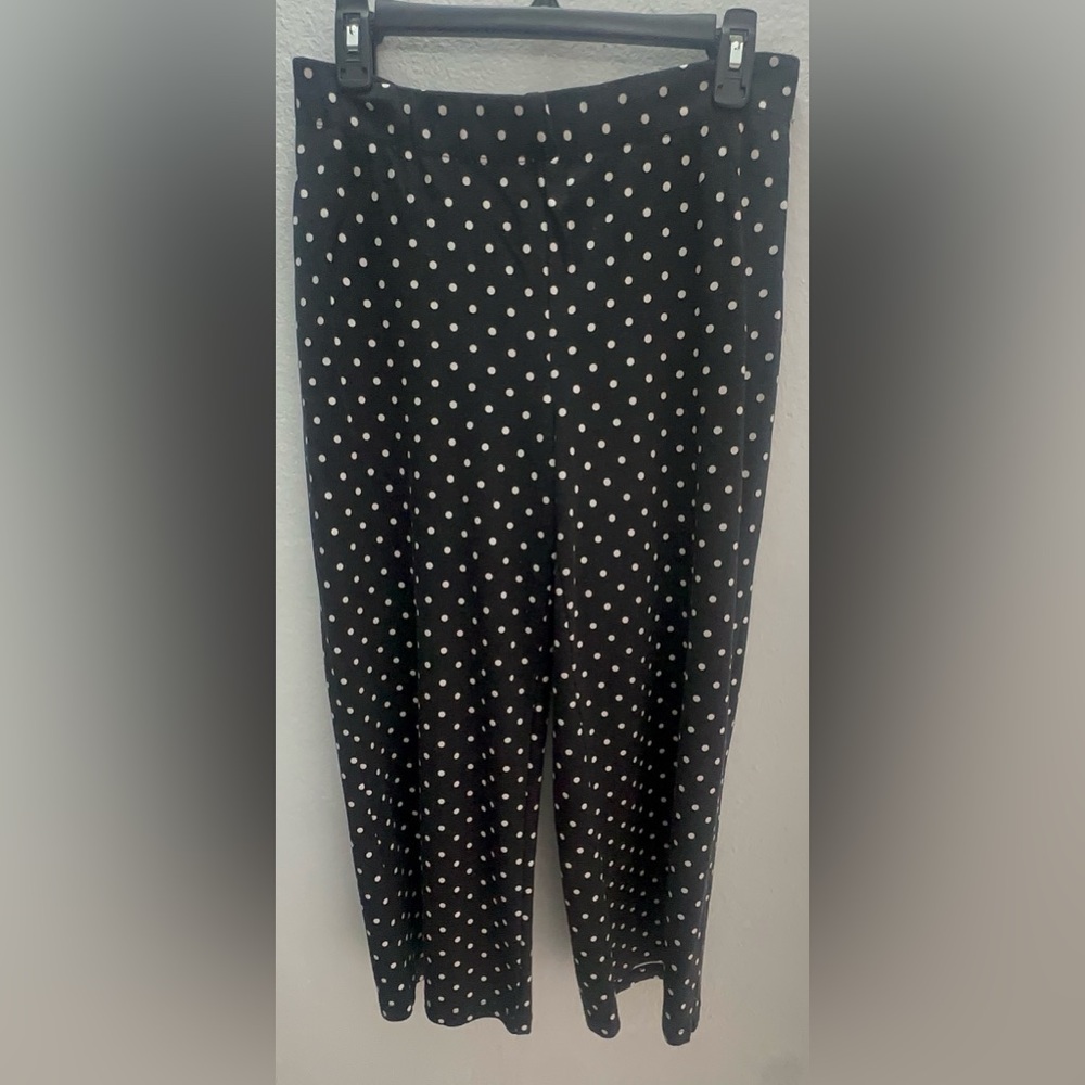 Jules & Leopold Black Polka Dot A-Line Skirt